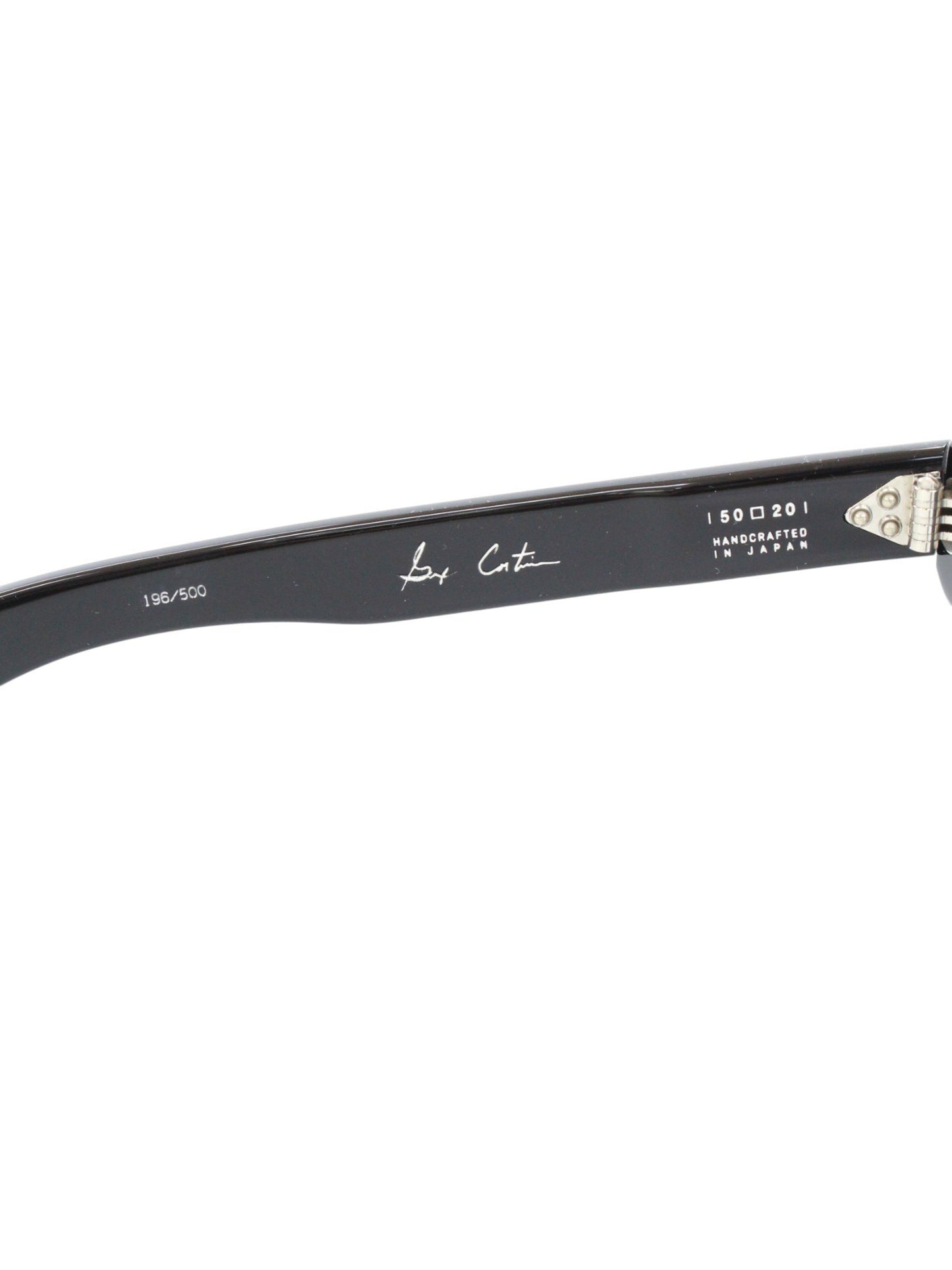 ジャックマリーマージュ DEALAN JacquesMarieMage x George Cortina JMMDEGC1 メガネ ブラック 世界限定500本 セルフレーム フルリム ウェリントン ITU6D4997X7Q