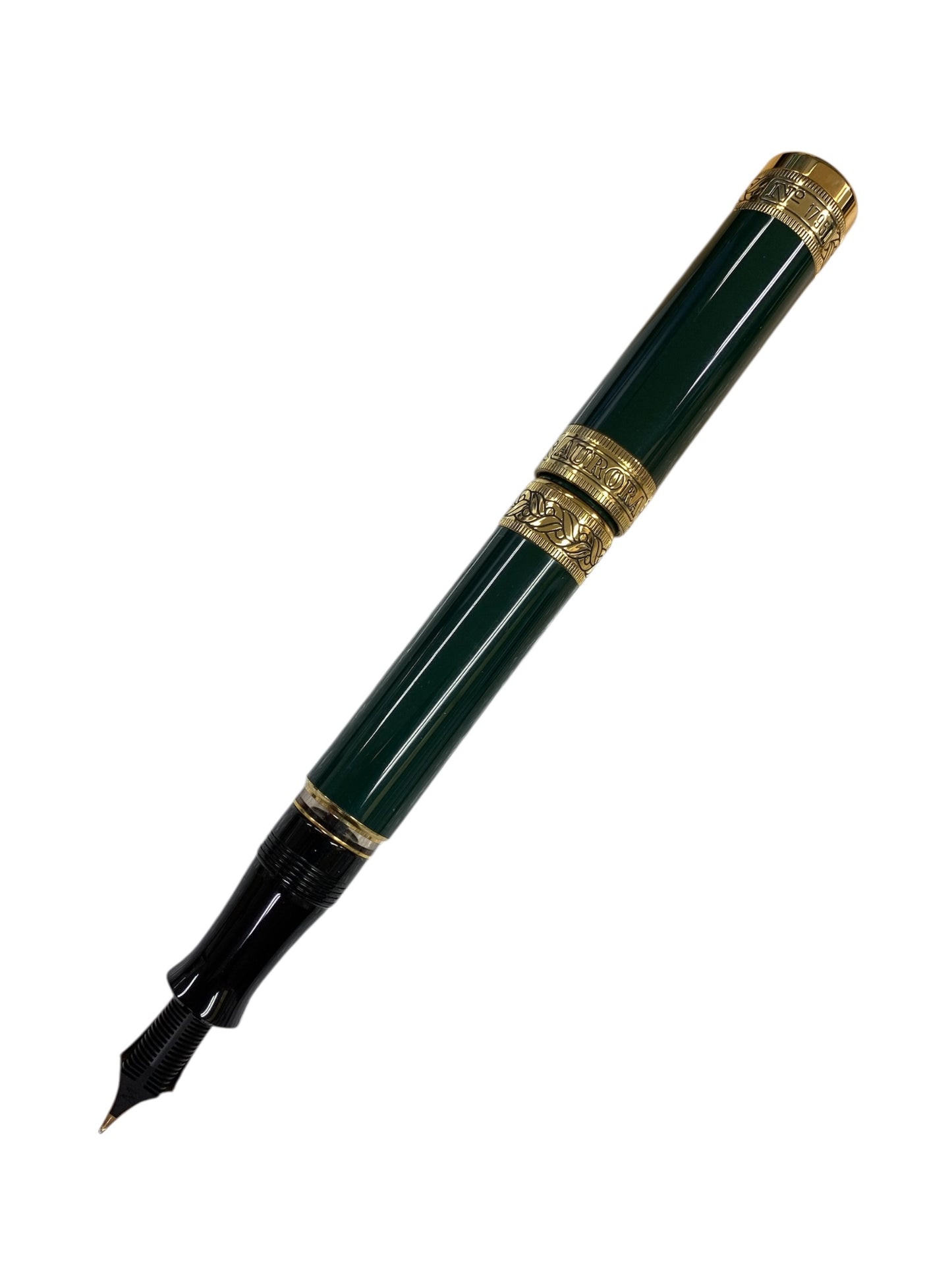 アウロラ 万年筆 ダンテ･アリギエリ グリーン M 18K ITXAIFOFQA50