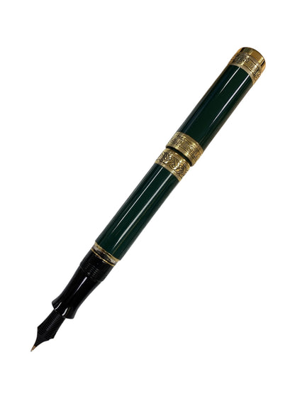 アウロラ 万年筆 ダンテ･アリギエリ グリーン M 18K ITXAIFOFQA50