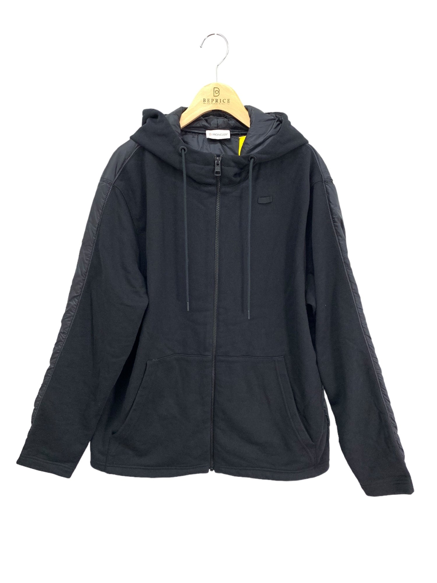 モンクレール MAGLIA CARDIGAN E209H8400900 8099W パーカー L ブラック 切替 中綿 ニット ジップアップ |  中古ブランド品・古着通販ビープライス