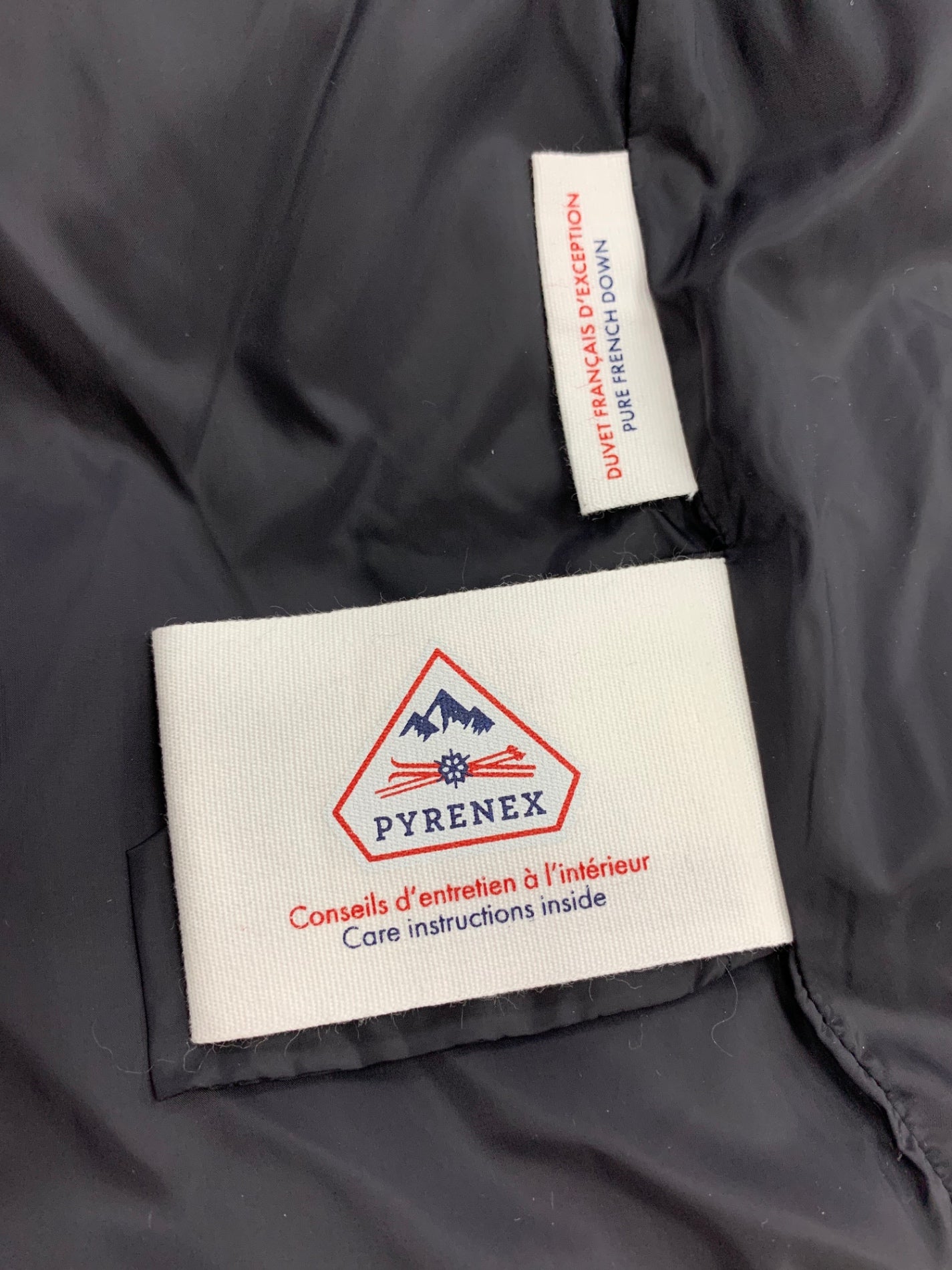 ピレネックス BORDEAUX JACKET 291900058 ダウンジャケット 36 ブラック ファー付きリムーバブルフード ITC7Y9PTKM6G