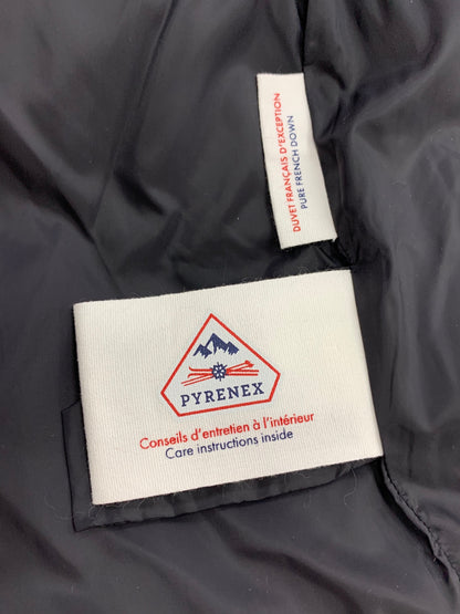 ピレネックス BORDEAUX JACKET 291900058 ダウンジャケット 36 ブラック ファー付きリムーバブルフード ITC7Y9PTKM6G