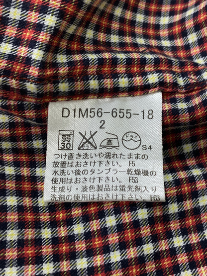 バーバリーブラックレーベル D1M56-655-18 ブラウス 2 ブラウン シャツ チェック柄 ITJSI2QWJGIY