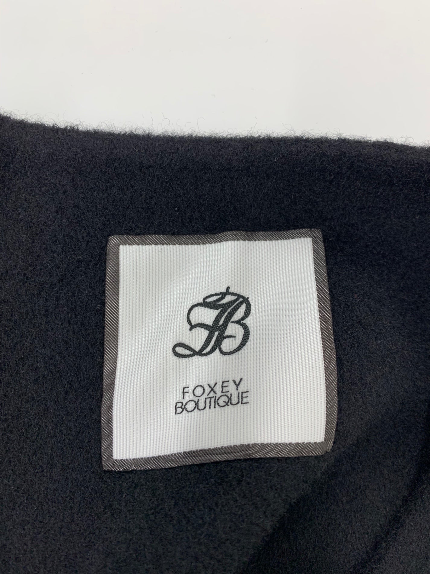 フォクシーブティック Lillian 44586 38 ブラック カシミア IT8WHR0IANVY