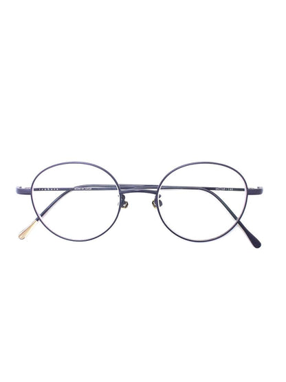 ツブラ T-08 メガネ ネイビー メタルフレーム フルリム ボストン ITPBBOB3UFED 【SALE】