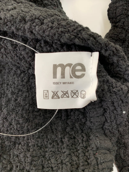 ミーイッセイミヤケ MI34FO009 カーディガン ブラック ちりめん ITLV1QQQK50C