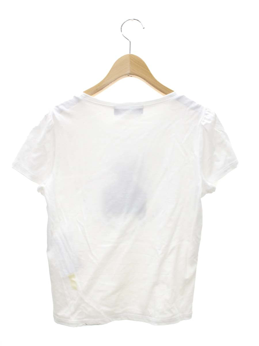 エムズグレイシー 015113 Tシャツ カットソー 38 ホワイト 香水ボトル スパンコール IT0K9VX5PC73