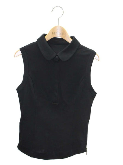 フォクシーニューヨーク  フォクシーポロ 31769 トップス 38 ブラック サイドジップ ITZCWBVE6EHC