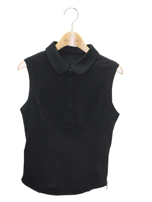 フォクシーニューヨーク  フォクシーポロ 31769 トップス 38 ブラック サイドジップ ITZCWBVE6EHC