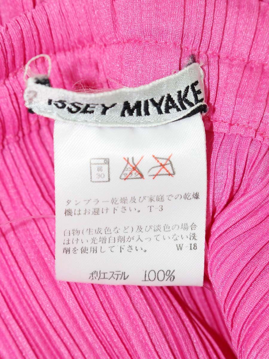 イッセイミヤケ PP41-JF618 パンツ M ピンク プリーツ ITDBVN9C48SC 【SALE】