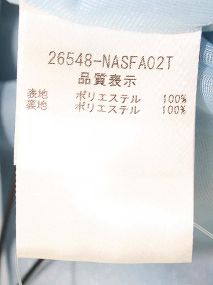 フォクシーニューヨーク 26548 スカート 40 ブルー リボンパフ ITPD0U5ZVJBM 【SALE】