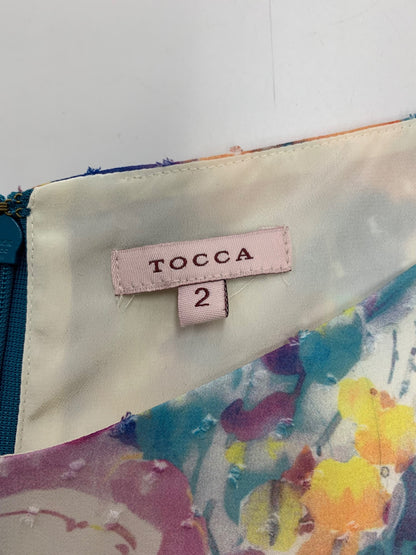 トッカ OPTOLM0520 ワンピース 2 マルチカラー フラワープリント 水彩 リボン IT30JBZGPQ6C 【SALE】