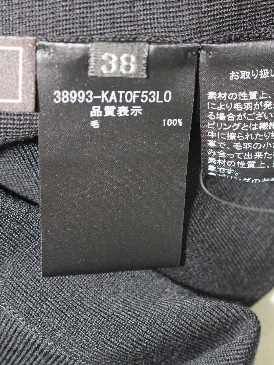 フォクシーブティック Knit Top Deneuve 38993 セーター ニット 38 ブラック IT45DDZ8ZIHS