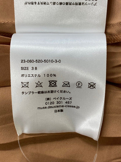 ミューズドゥドゥーズィエムクラス Col Pierrot/コルピエロ Random Pleats スカート 23-060-520-5010-3-0 38 ブラウン 23年モデル IT2A7SEZRSYO