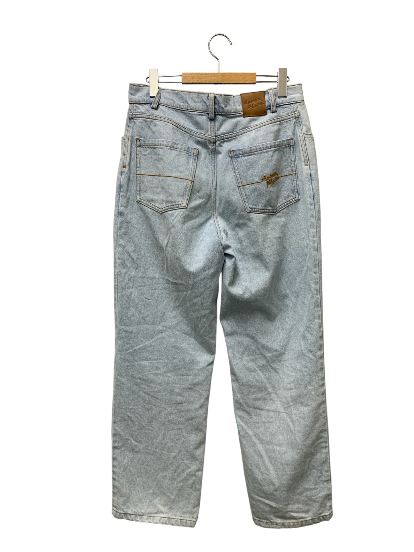 メゾンキツネ OM01105WD4009 デニムパンツ 30 ブルー ストレート IT5T14HWVPS0