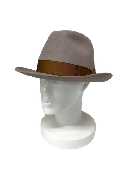 ボルサリーノ QUALITA SUPERIORE アネッロ ミディアムブリム 2321143360 ハット ベージュ クオリタ スーペリオーレ ラビットファー サイズ62 ITTHHWB7OE6K