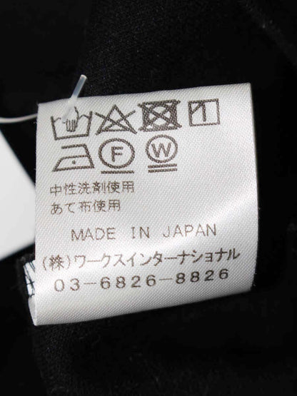 ツルバイマリコオイカワ 2218151 カットソー F ブラック ペプラム レース ITWUSE3EXI26