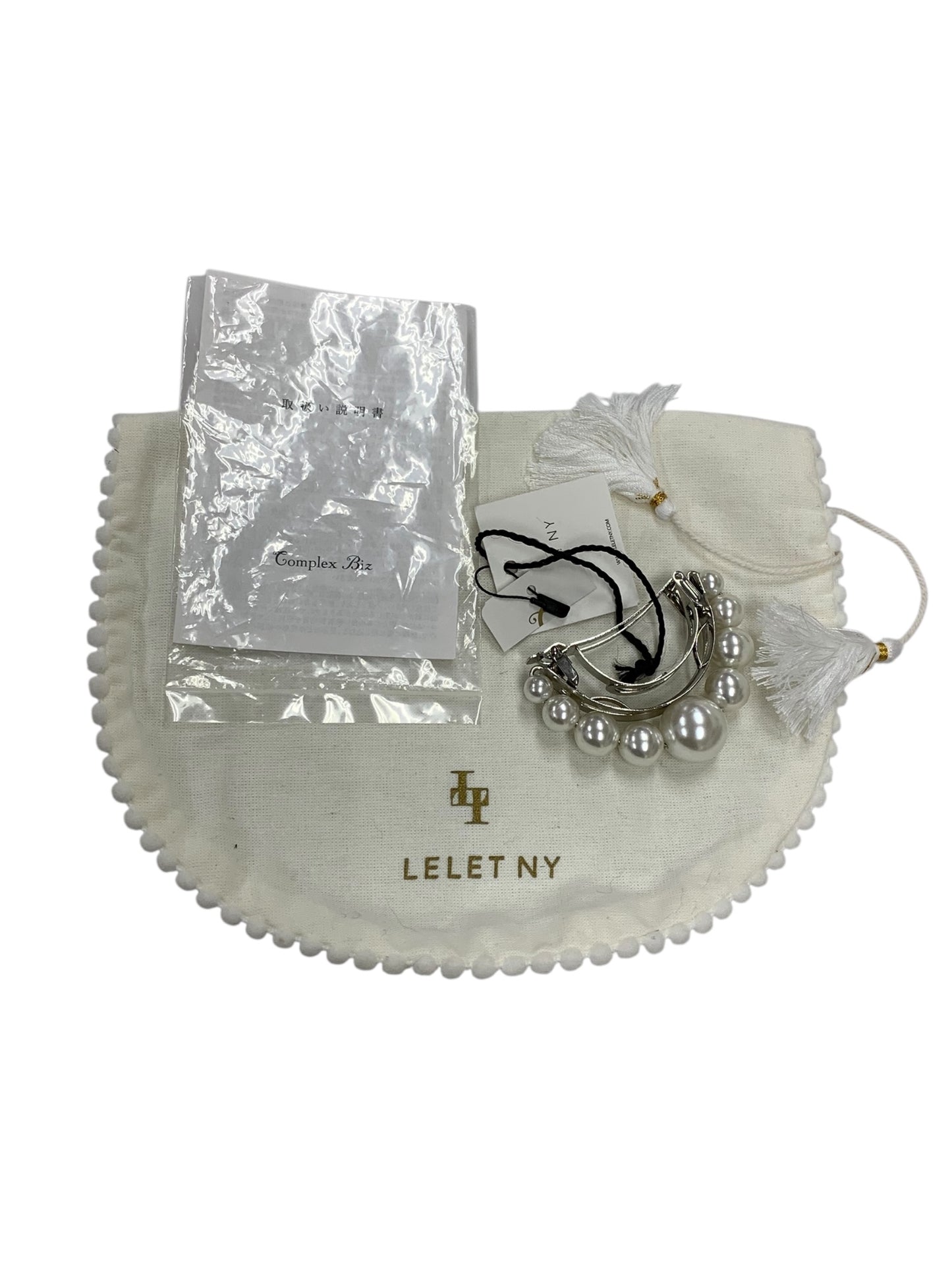 コンプレックスビズ レレットニューヨーク バレッタ シルバー フェイクパール IT381J44LK2O