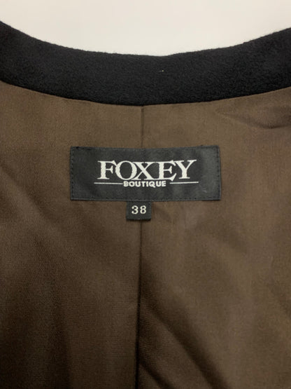 フォクシーブティック ACAE11-01 コート 38 ブラック カシミヤ SP品 ITO6NVNQL4QY