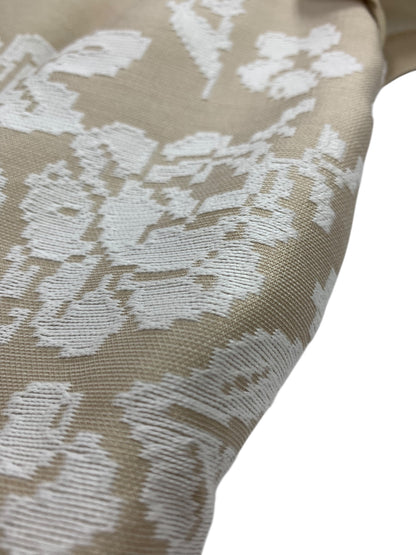 エムズグレイシー 011105 ワンピース 38 ベージュ フラワージャガード IT2EGOXHVPIO