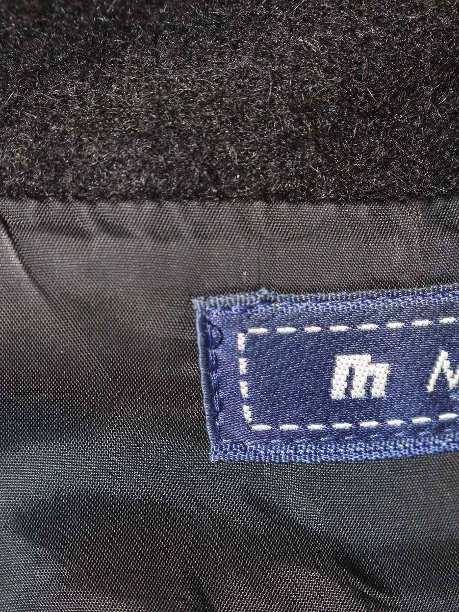 エムズグレイシー 524710 ジャケット 38 ブラック アルパカ混 フラワーボタン IT7LUEPLUWOR