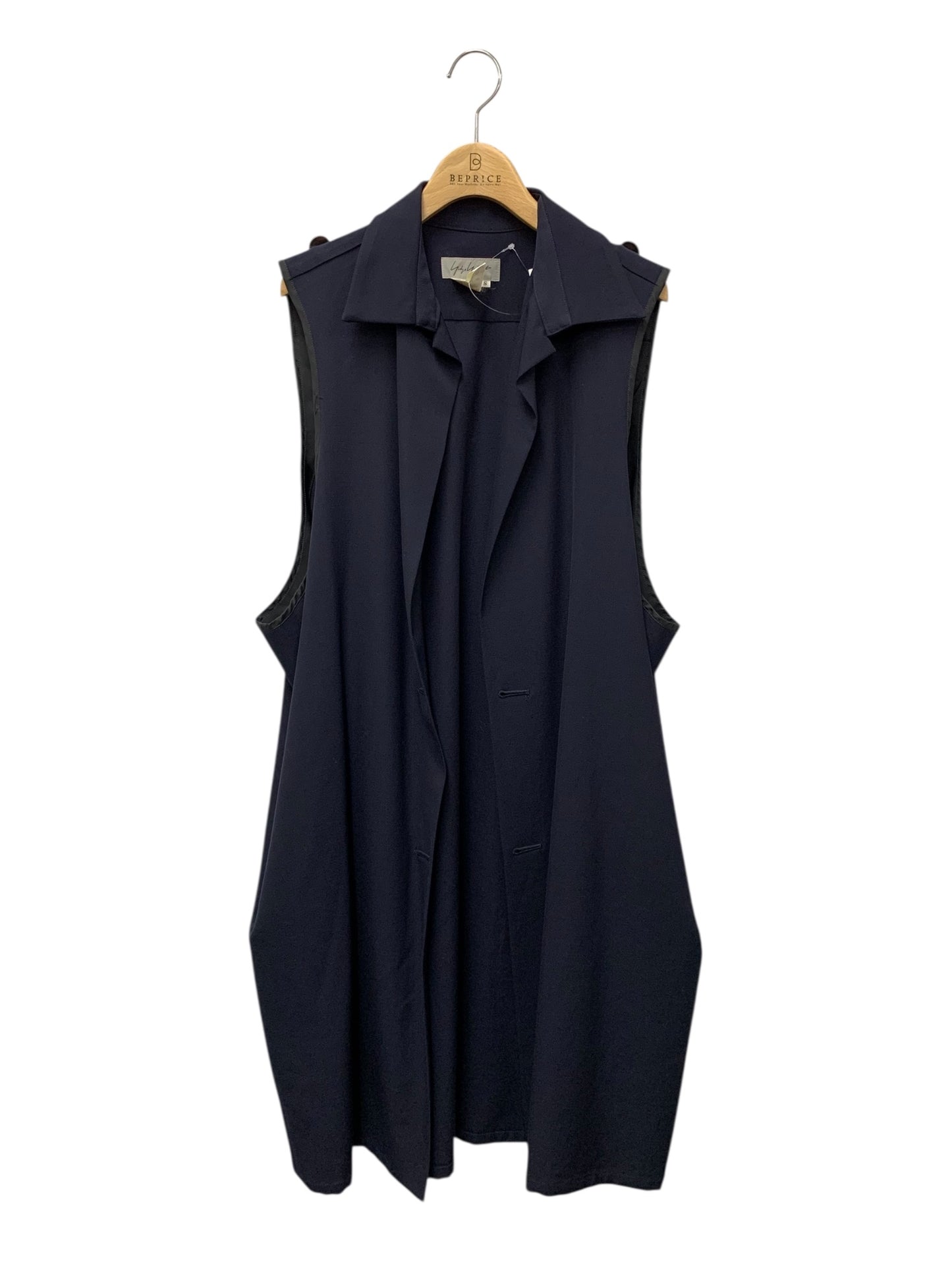 ゴシックヨウジヤマモト FP B05 104 アウター Ｓ ネイビー ジレ ウール ITCB2L9S4H6O