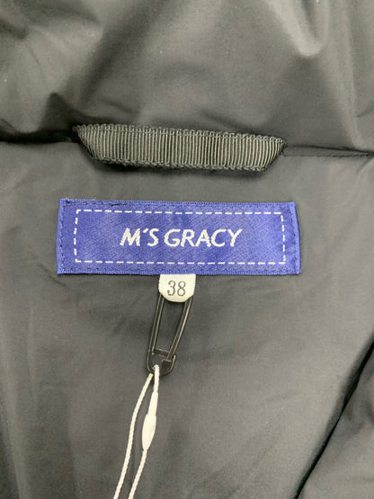 エムズグレイシー 異素材ミックスダウンジャケット 119604 38 ブラック IT42DCJLKV5C