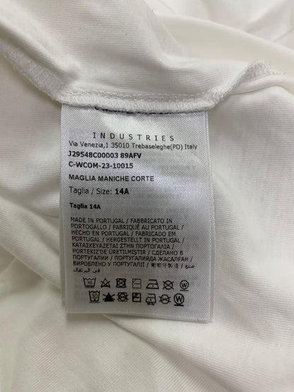 モンクレール MAGLIA MANICHE CORTE SS T-SHIRT  Tシャツ 14A ホワイト ITSSDH6RDD74