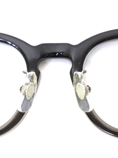 ジュリアスタートオプティカル PL-002Eb メガネ ブラック セルフレーム フルリム ウエリントン IT1SDRCZWOHC