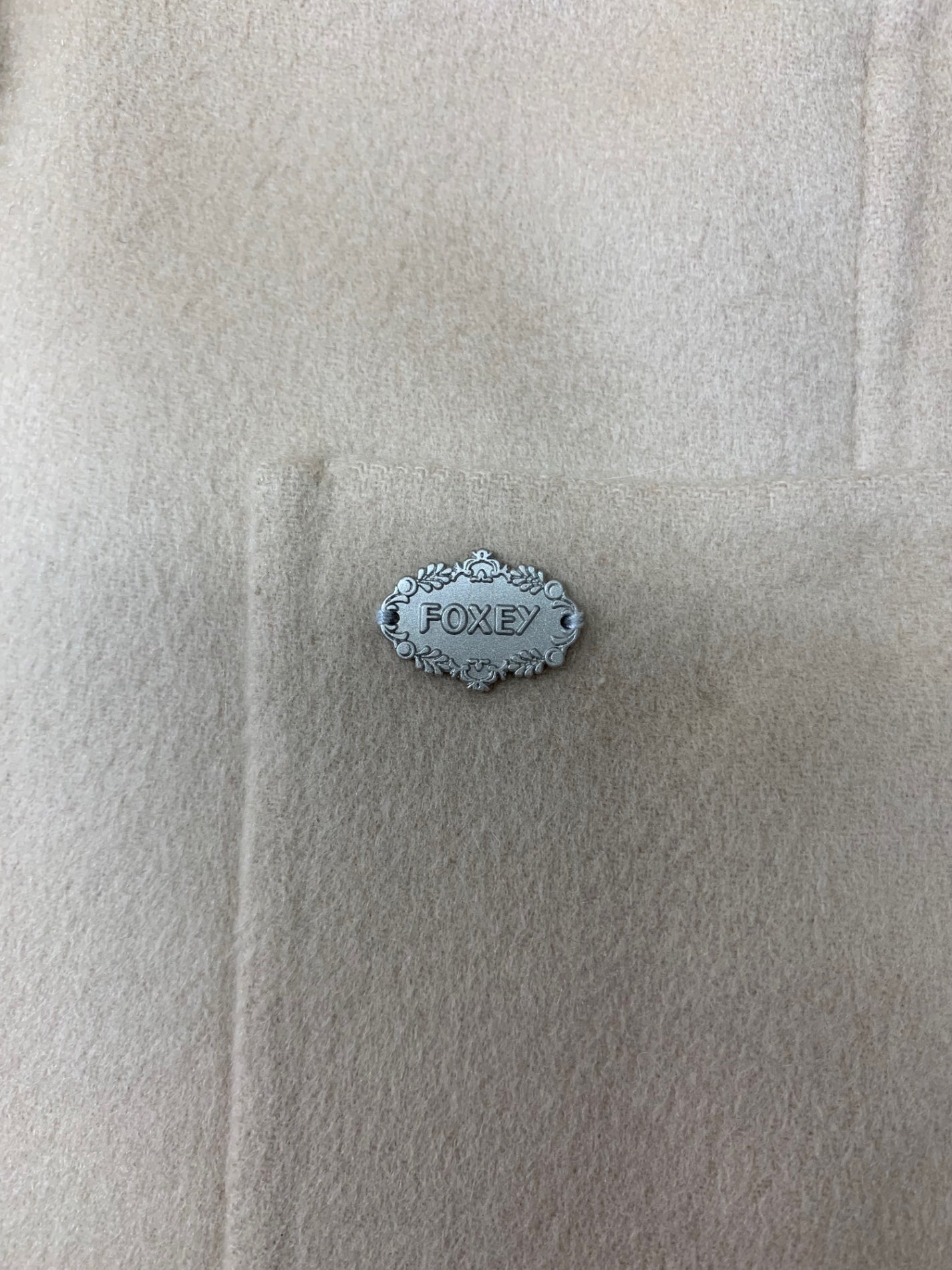 フォクシーブティック Fur Vest Gray Pearl 34923 ジャケット 40 ベージュ ミンクファー リバーシブル ITMBIZ8FN408