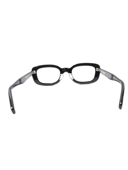 金子眼鏡 KC-62 メガネ ブラック セルフレーム スクエア ITS648TB2529