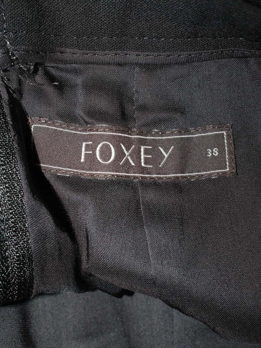 フォクシーブティック 25280 スカート 38 ブラック タックフレア ITPGFFAUCE9W