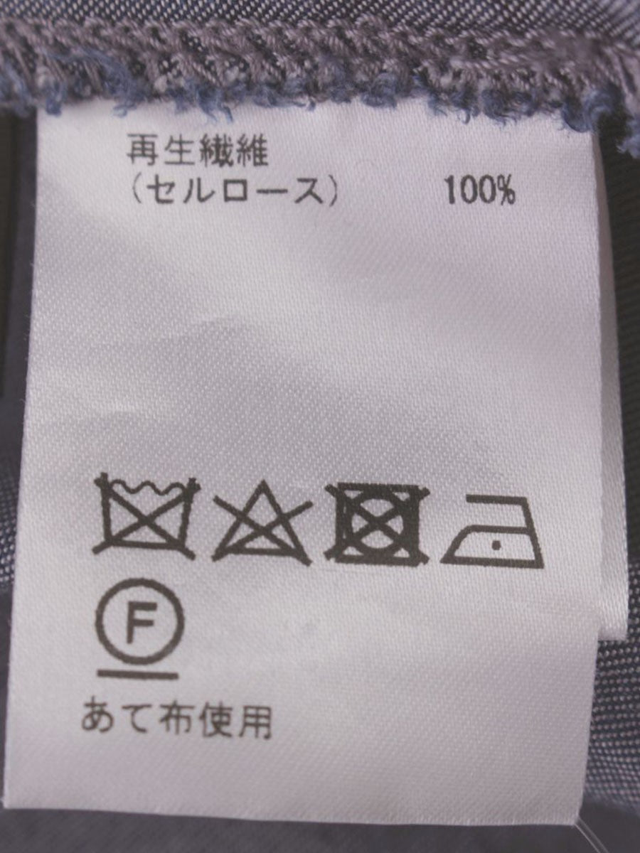 ダイアグラム 0320331349 ワンピース 36 ブルー デニム フリル ITA1X0I8B1C2