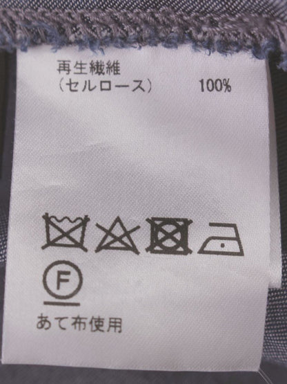 ダイアグラム 0320331349 ワンピース 36 ブルー デニム フリル ITA1X0I8B1C2