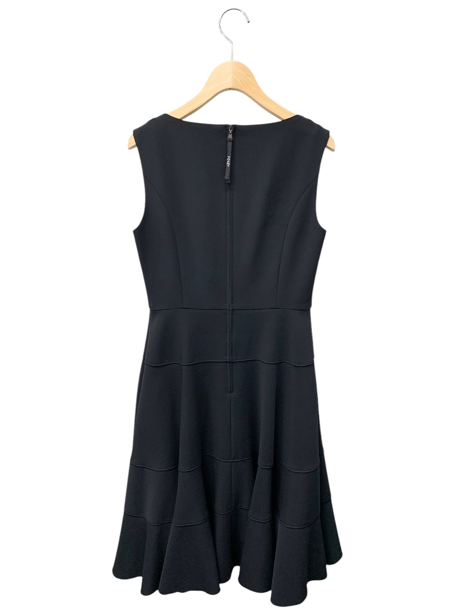 フォクシーニューヨーク DRESS MARION 42671 ワンピース 38 ブラック  