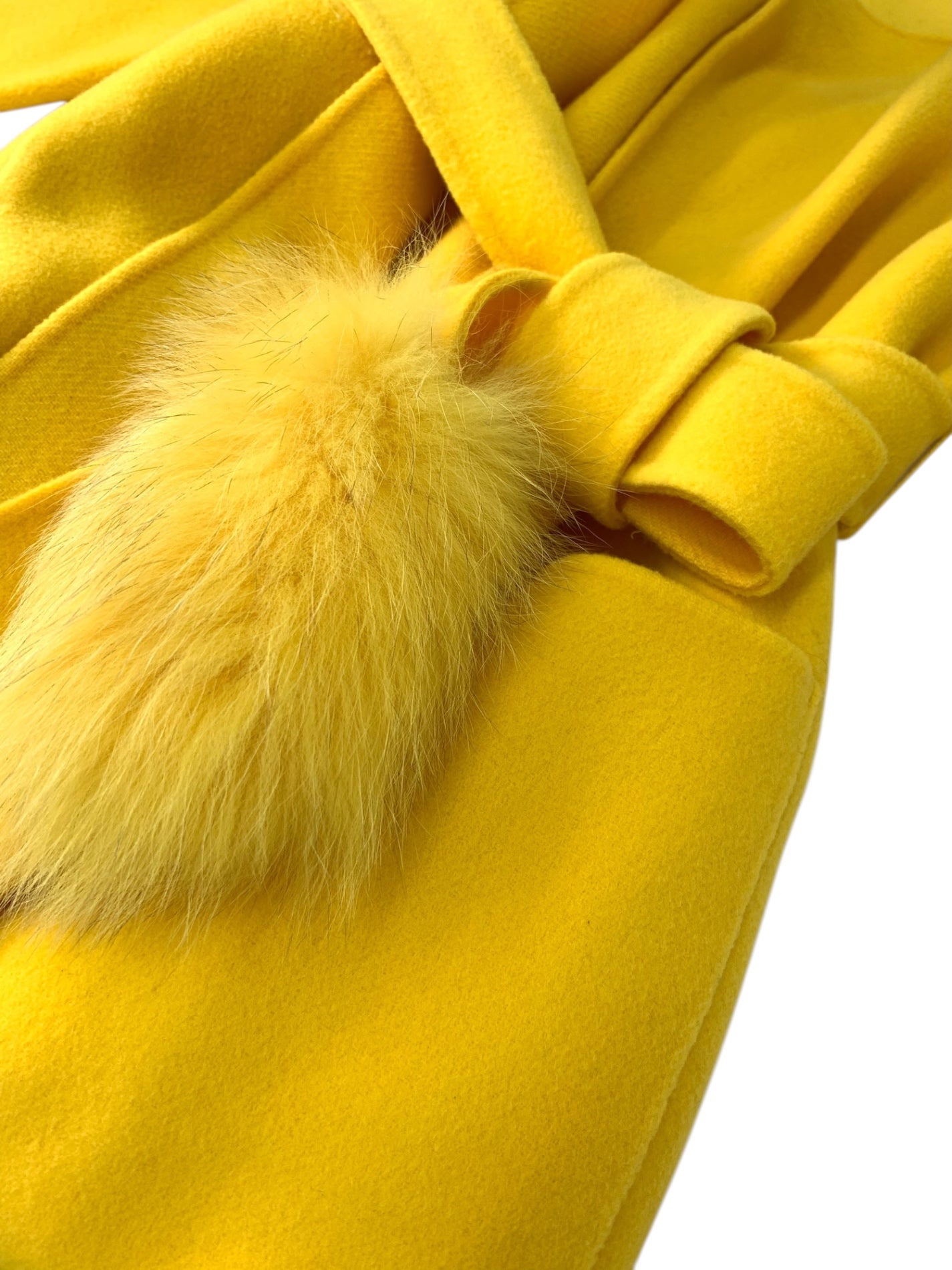 ダイアグラム 39461025 ガウンコート 36 イエロー フォックスファー ITXB62VWMSEO