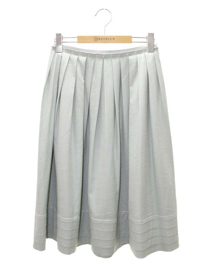 フォクシーニューヨーク リネンベル 39927 スカート 38 グリーン ITYQGF4CH7KM 【SALE】