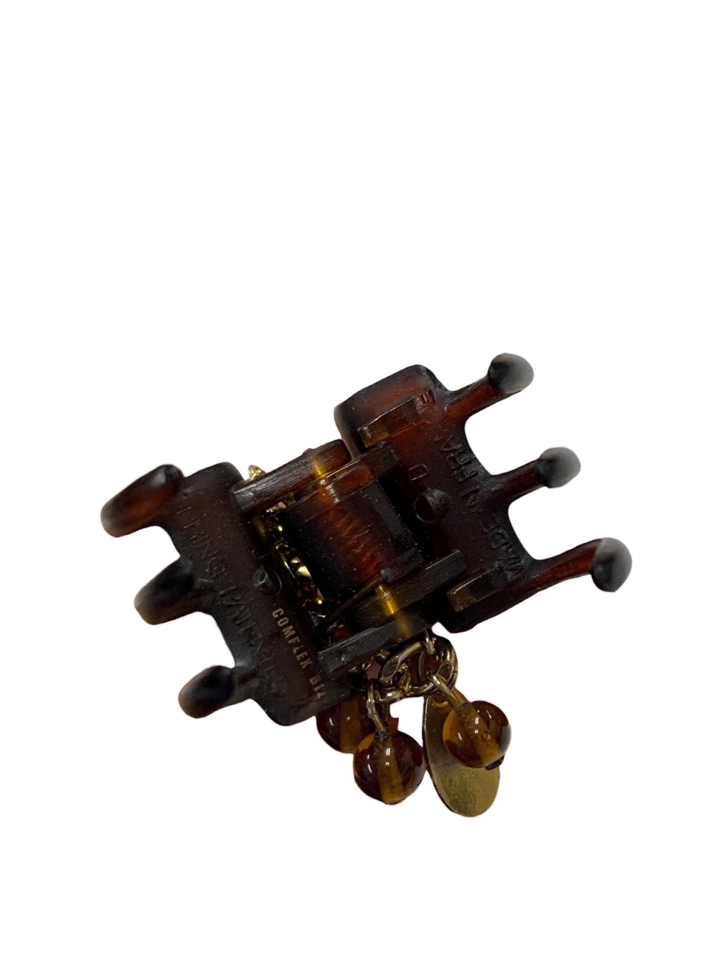 コンプレックスビズ ヘアクリップ ブラウン ビジュー チェーン IT0FD0EADUGS