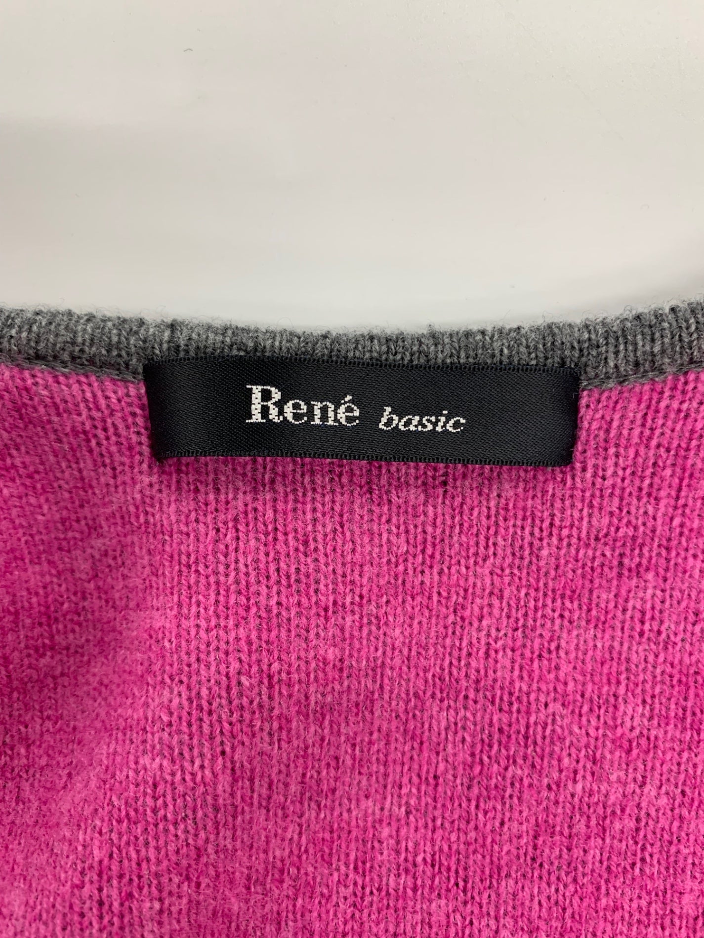 ルネ basic 5042250 コート F グレー ニットコート リボン ITHFEUH0O3HY