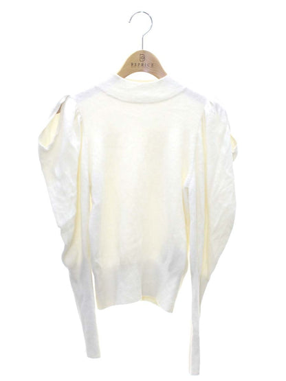 セルフォード 肩スリットカシミヤニットプルオーバー CWNT235001 F アイボリー 2022AW ITWBCVVA70TC