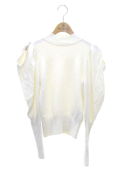 セルフォード 肩スリットカシミヤニットプルオーバー CWNT235001 F アイボリー 2022AW ITWBCVVA70TC