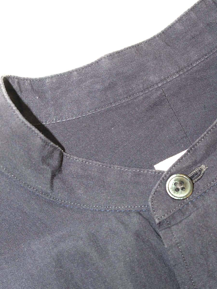 コモリ バンドカラーシャツ 15S-02002 1 ネイビー ITZ57TMWWAVS