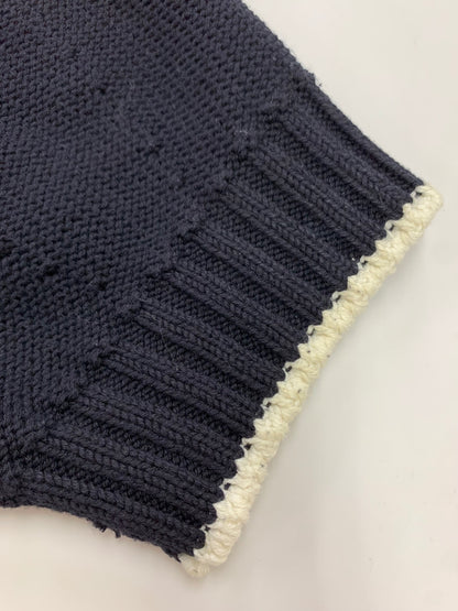 フォクシーブティック Knit Top Jeanne 44410 ニット 40 ネイビー ポロ IT1JSILSGAMG