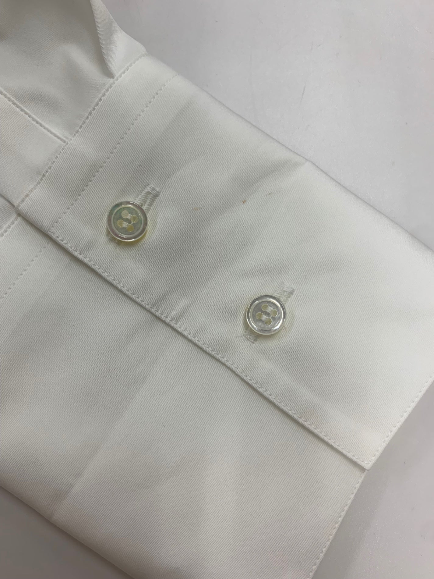 エブール エッセンシャルコットン シャツ 4110700408 36 ホワイト ボウタイ タック IT1UDMUCMLO0