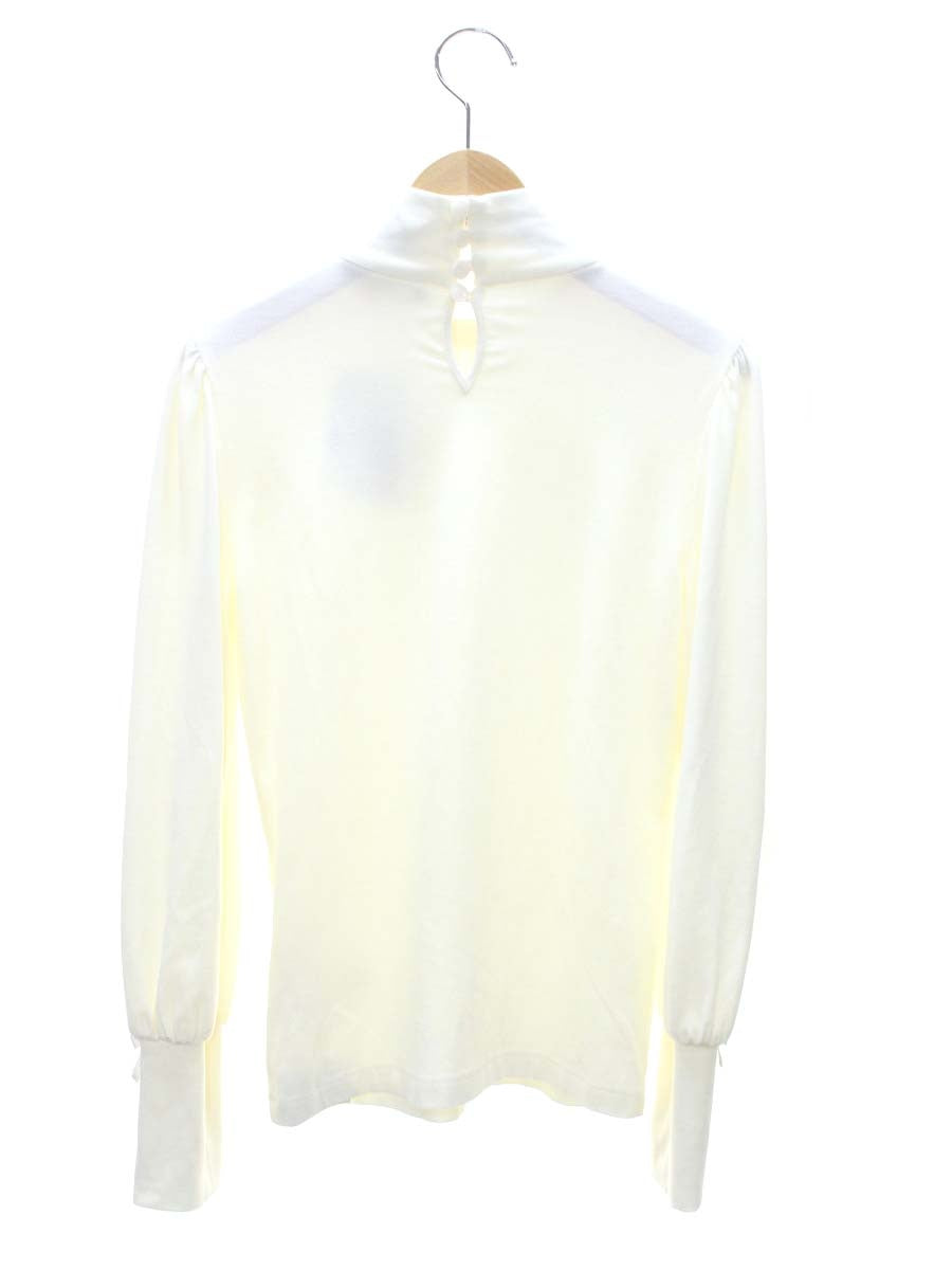 エムズグレイシー 415604 トップス 38 アイボリー ギャザータートルカットソー ITCSGKZM5QYS