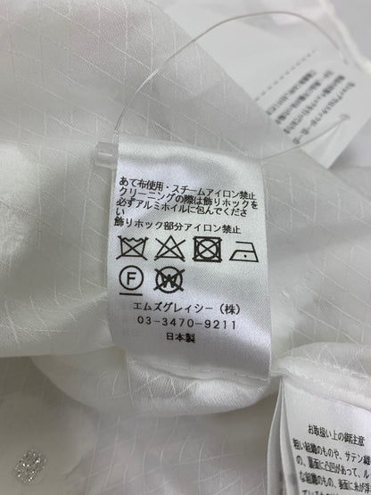 エムズグレイシー  フラワーカットジャガー 514303 ボレロ 38 ホワイト IT8LALP3G9G0