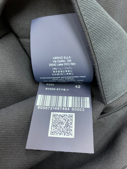 ヘルノ オードリーコート GC000390D-12163-9200 42 ネイビー グログラン ITNRCUP29QRS