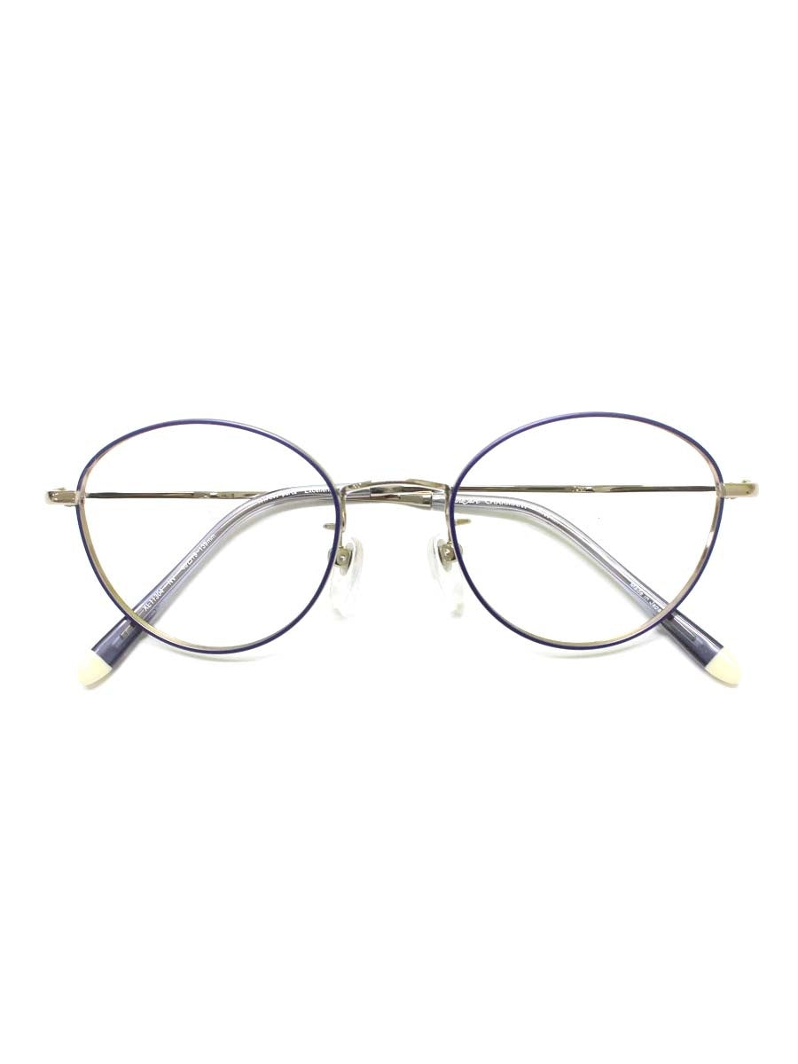 ラインアートシャルマン Solo ソロ XL11304 メガネ ネイビー メタルフレーム ボストン IT0Y7HKB8YGO