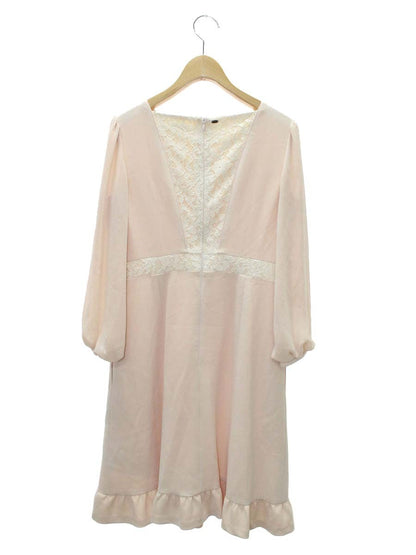 トッカ OPTOHS0001 ワンピース 0 ピンク 袖シアー レース ITBOG690DQFZ