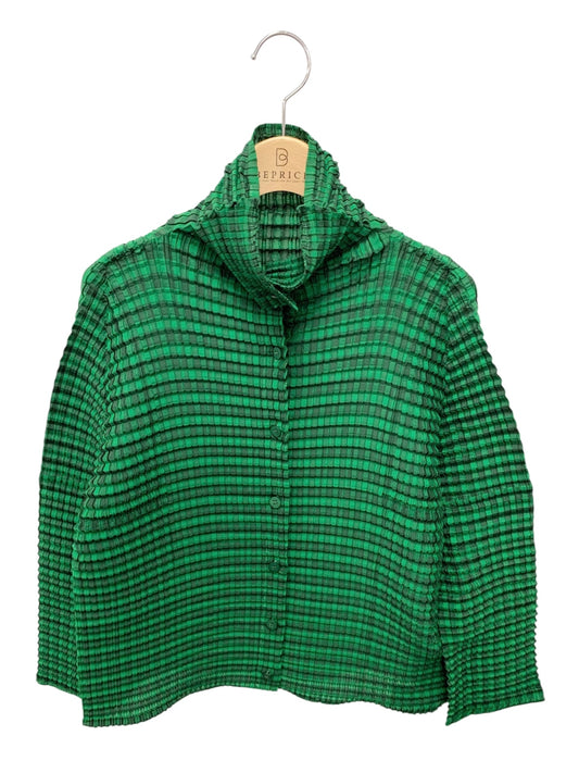 ミーイッセイミヤケ MI31FO262 シャツ F グリーン ITOMSPU1FB1G